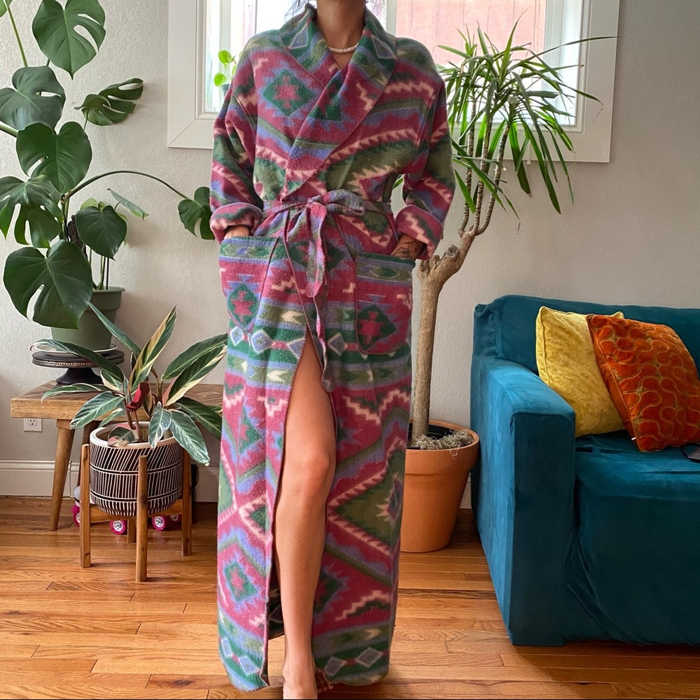 Vintage Aztec Robe - Picture 1 of 4